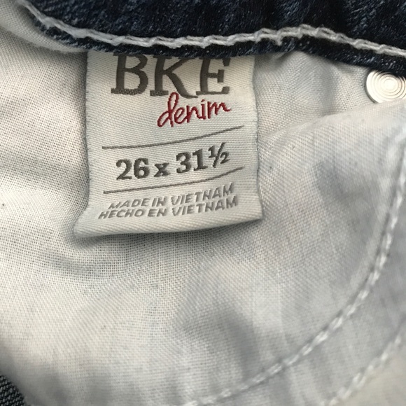 BKE Culture blue Jeans size 26R. - Picture 6 of 7